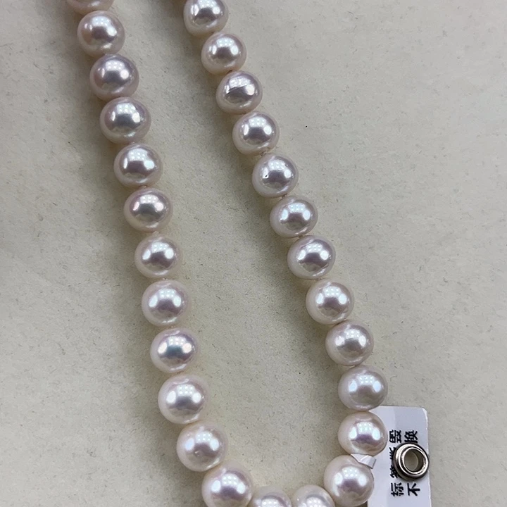 淡水珍珠银S925镶嵌颈饰➕10-11高品极光炫彩