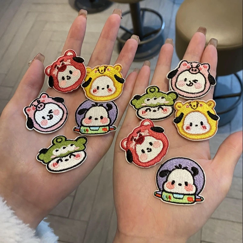 2025新款潮流补丁贴可爱卡通自粘布防绿茶创意贴纸