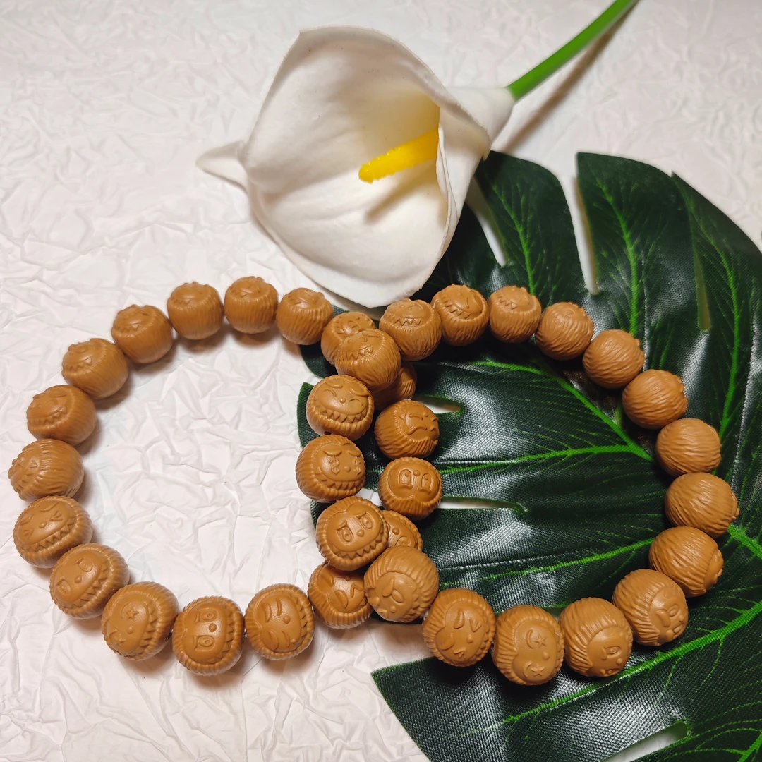猴头核桃可爱拉布布文玩手串卡14-15mm