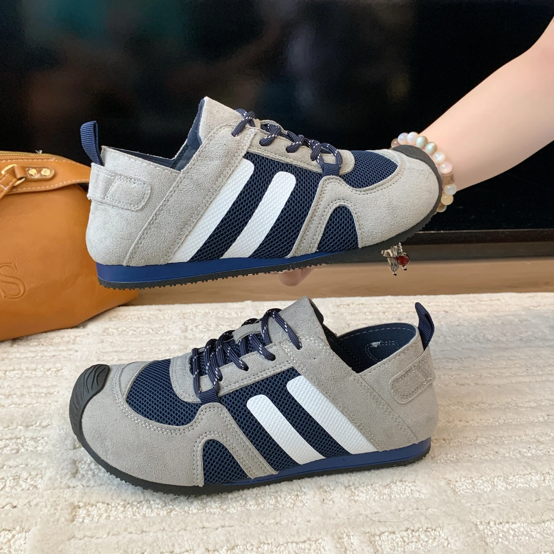 2025新款爆款透气阿甘女款德训鞋网面旅游轻便阿甘女鞋单鞋运动鞋