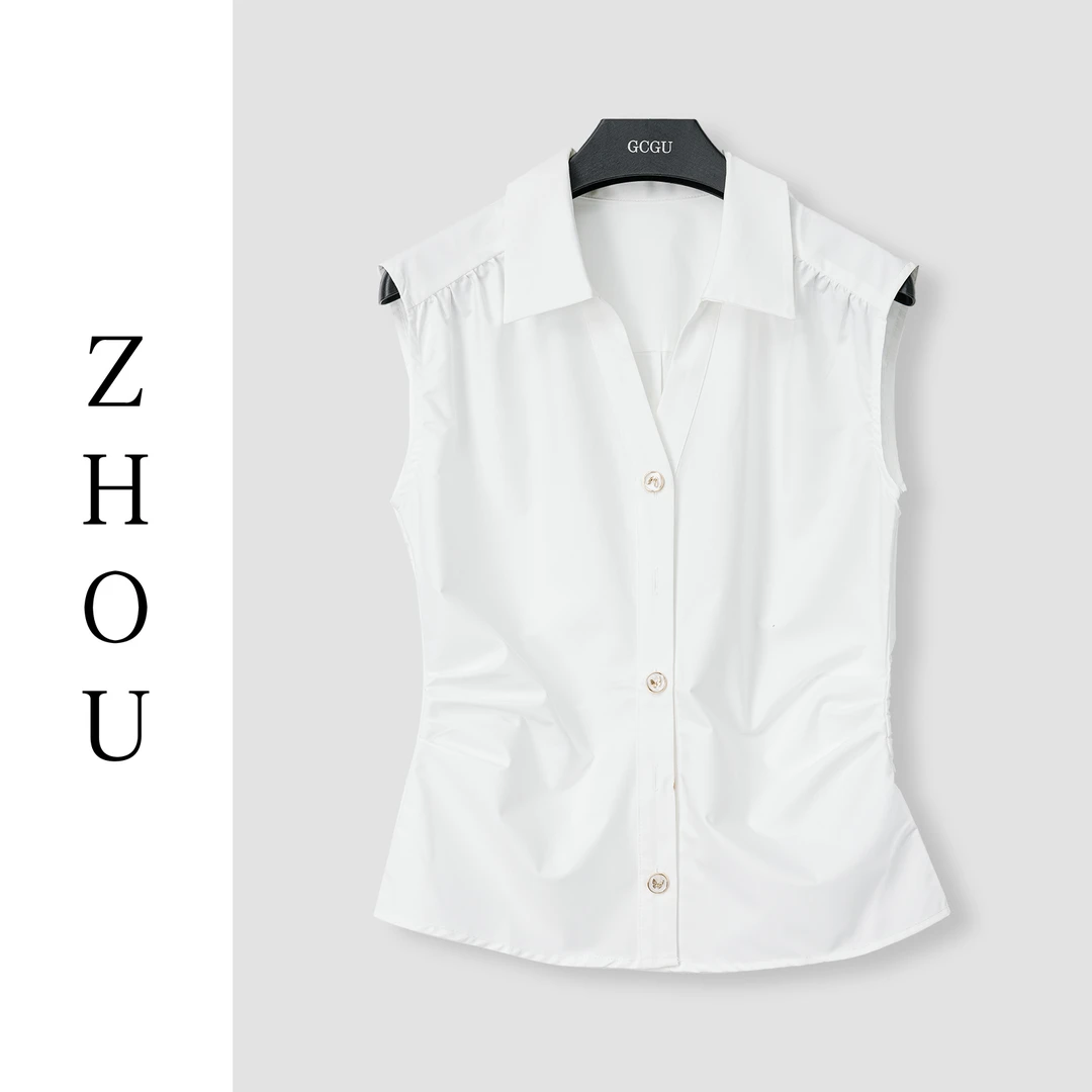 （周哥甄选）白色上衣-22683