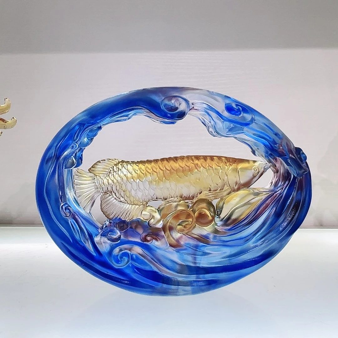 【闪购商品】手工艺品琉璃财源滚滚摆件