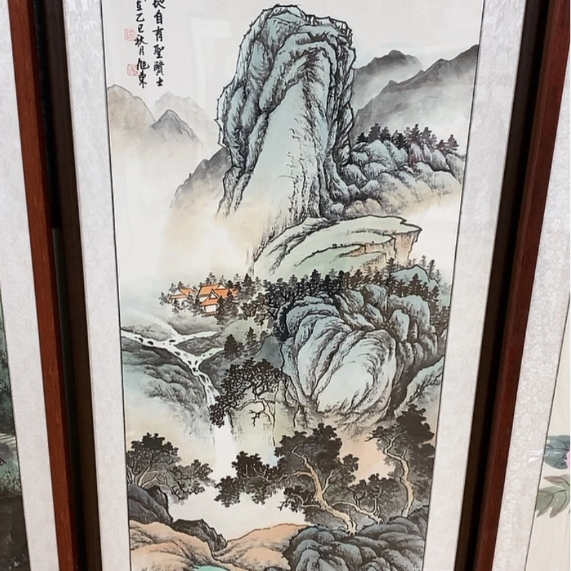 【闪购商品】国画手绘国画带框123.63