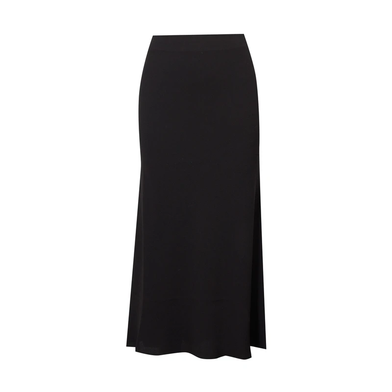 AMASS/阿玛施新款女装裙子黑色醋脂半身鱼黑色醋纤鱼尾裙