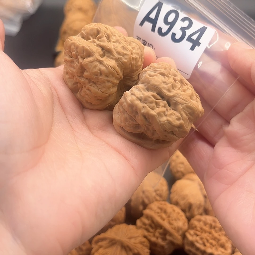 文玩核桃把件蛙蛙全品41肚44