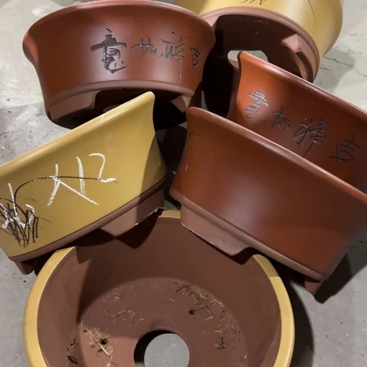 花盆紫砂100-6。 26-12。