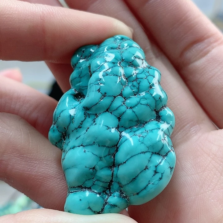 绿松石珠宝奇石未镶嵌