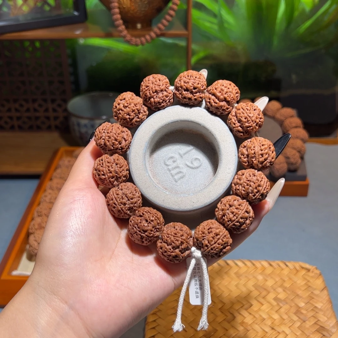 吊坠金刚菩提梁蜂窝梅花21mm