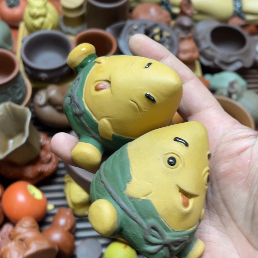 紫砂茶宠紫砂瑕疵