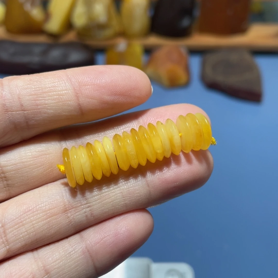 定制蜜蜡未镶嵌隔片