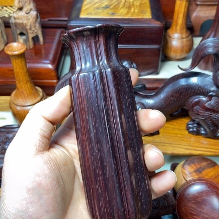 檀香紫檀（小叶紫檀）香道瓶