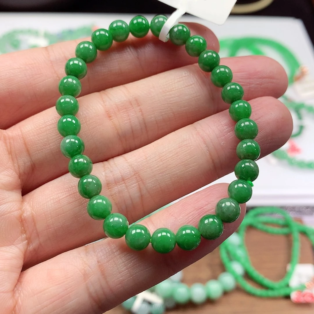 未镶嵌手链翡翠翡翠