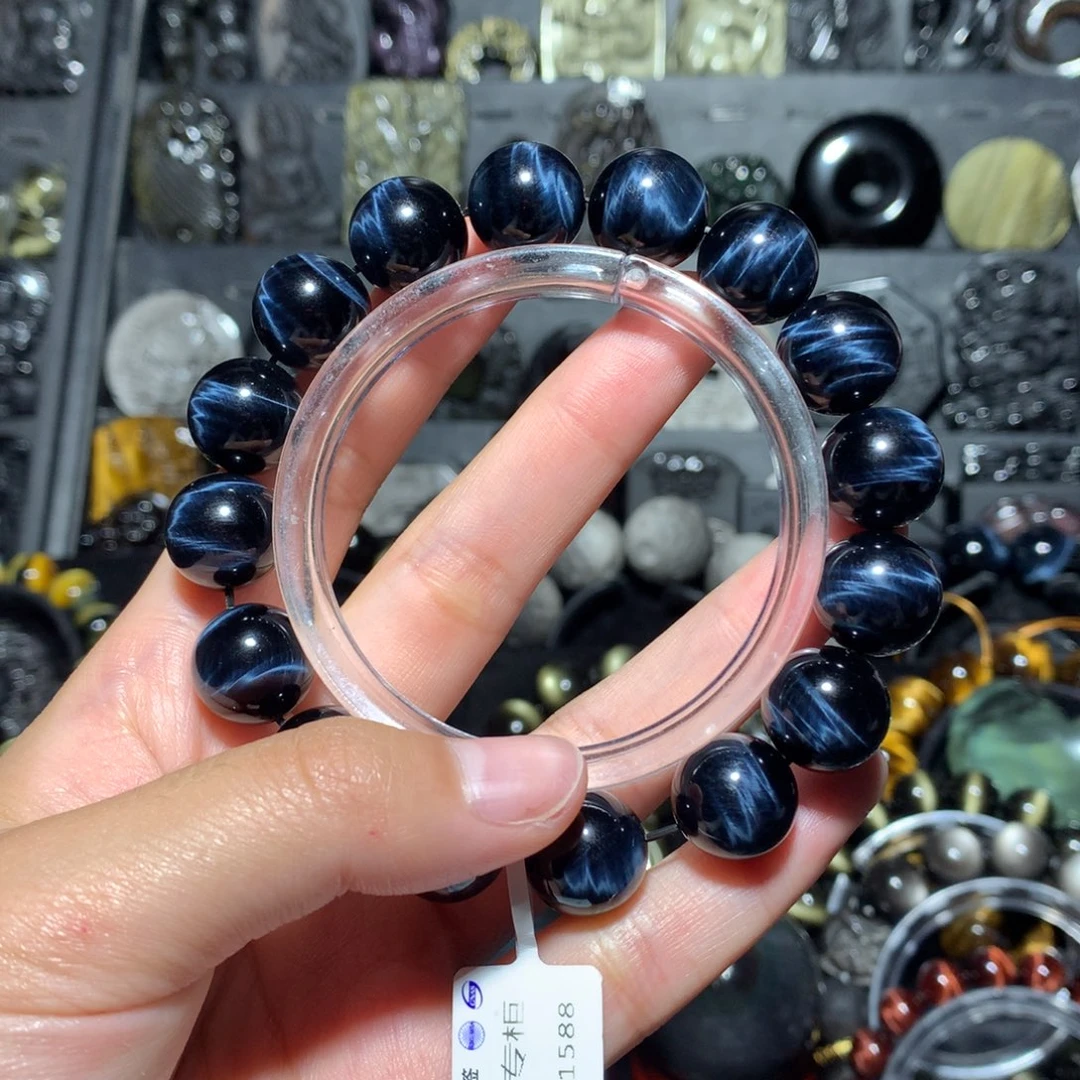 ᯤ***ᴳ未镶嵌手链木变石（虎睛石）