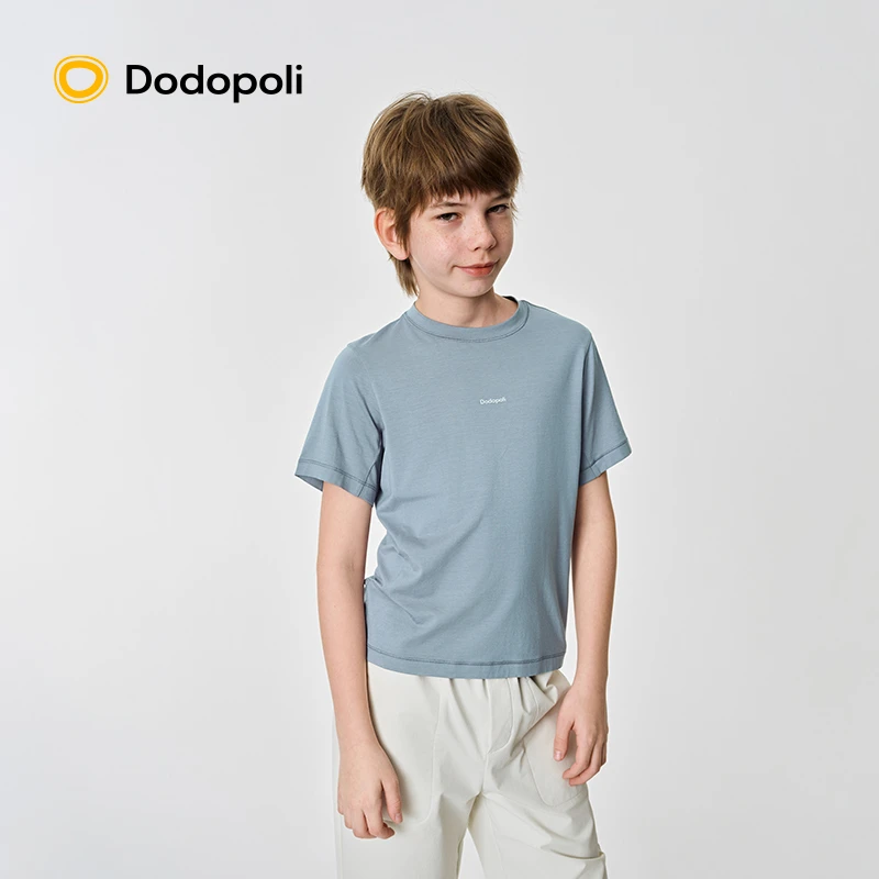 Dodopoli儿童凉感短袖T恤速干衣柔软吸汗透气男女中大童运动上衣