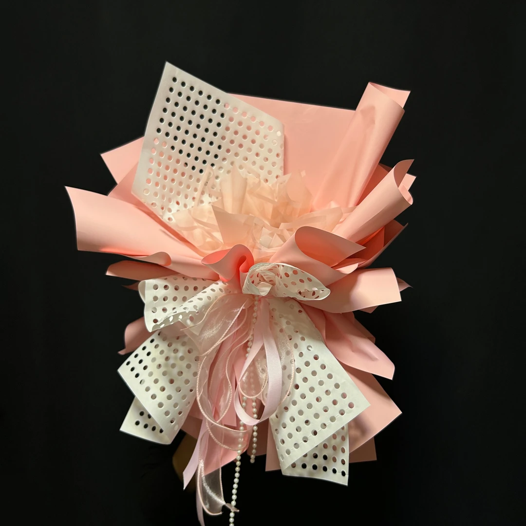 七夕款花束 花束半成品 花束空包装批发 花壳可直接插花