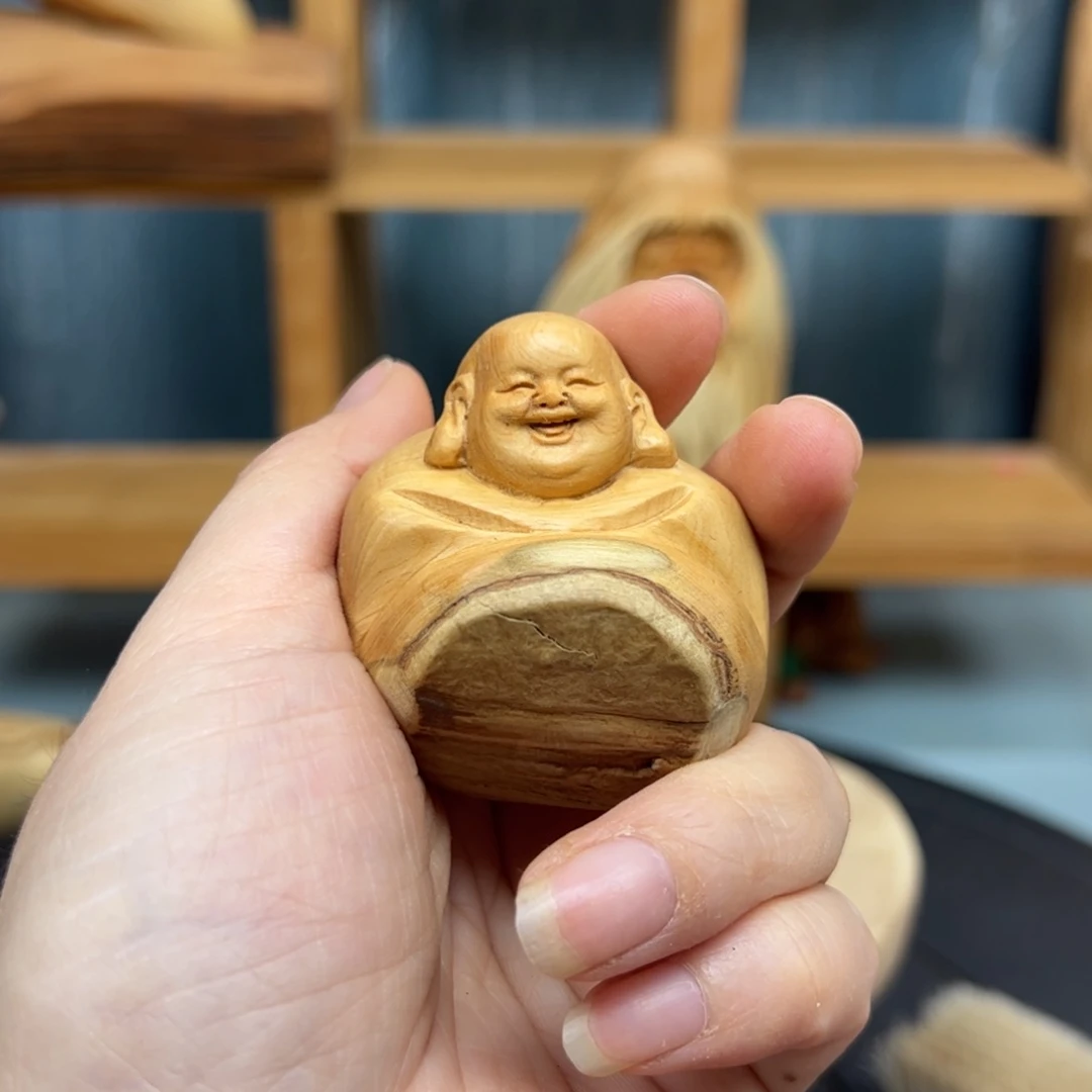 木用****3崖柏木摆件手把件