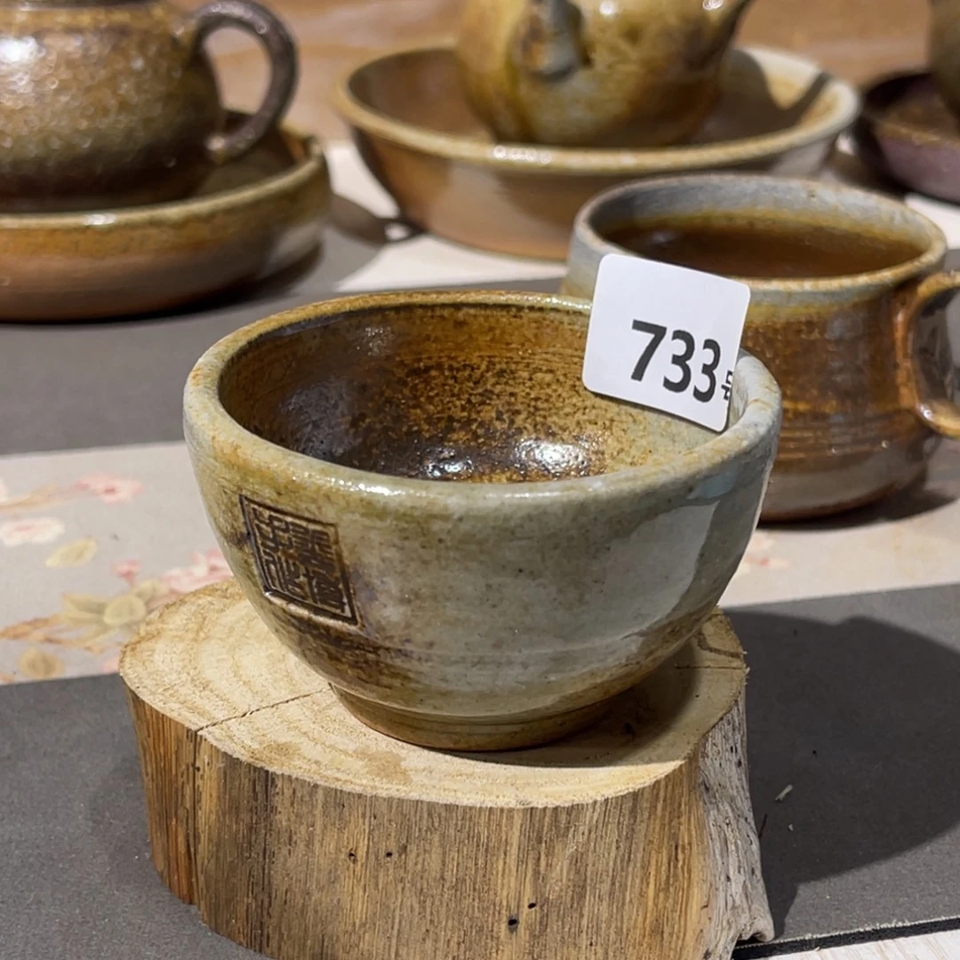 柴烧工艺，手工制作，90毫升