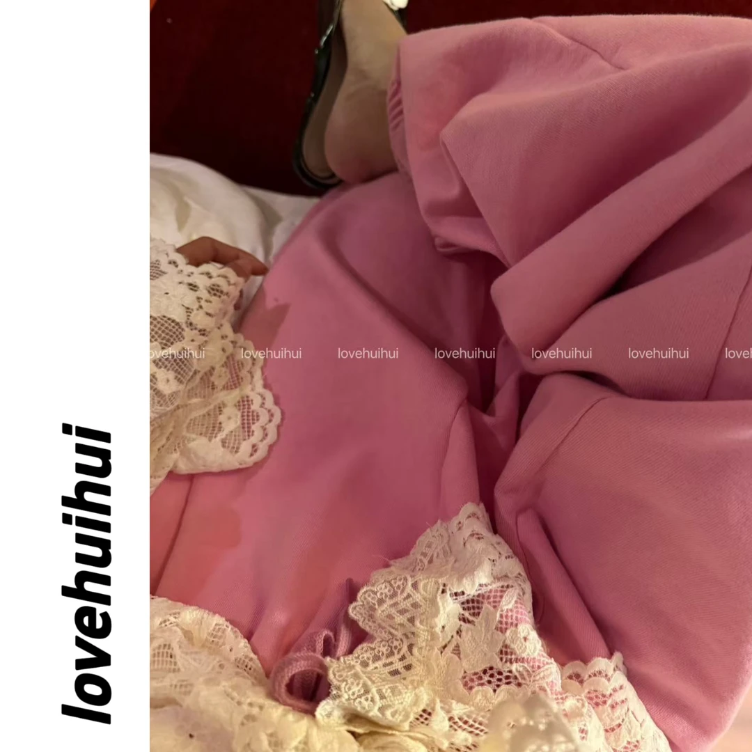 lovehuihui《芭比粉》超柔软宽松长裤