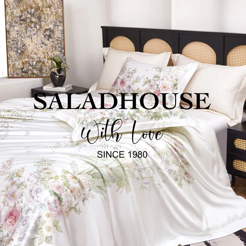 色拉房子【法】160支1000根进口埃及长绒棉高奢全棉四件套-凯丝