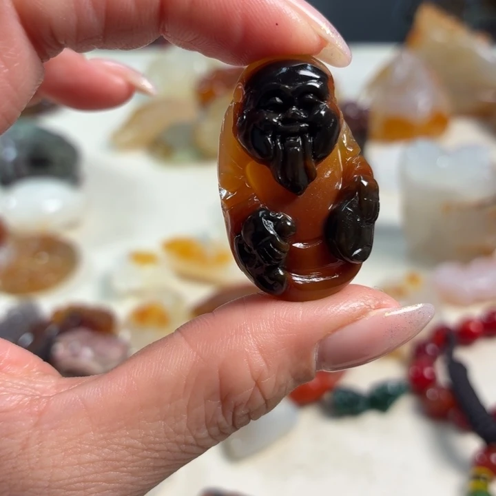 玛瑙/玉髓未镶嵌吊坠(不含链)