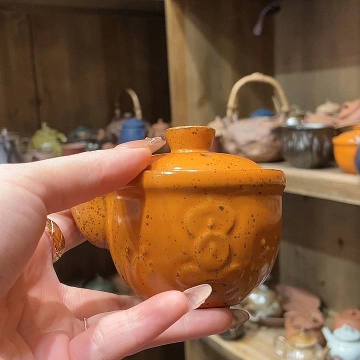 柴烧老岩泥高端茶器