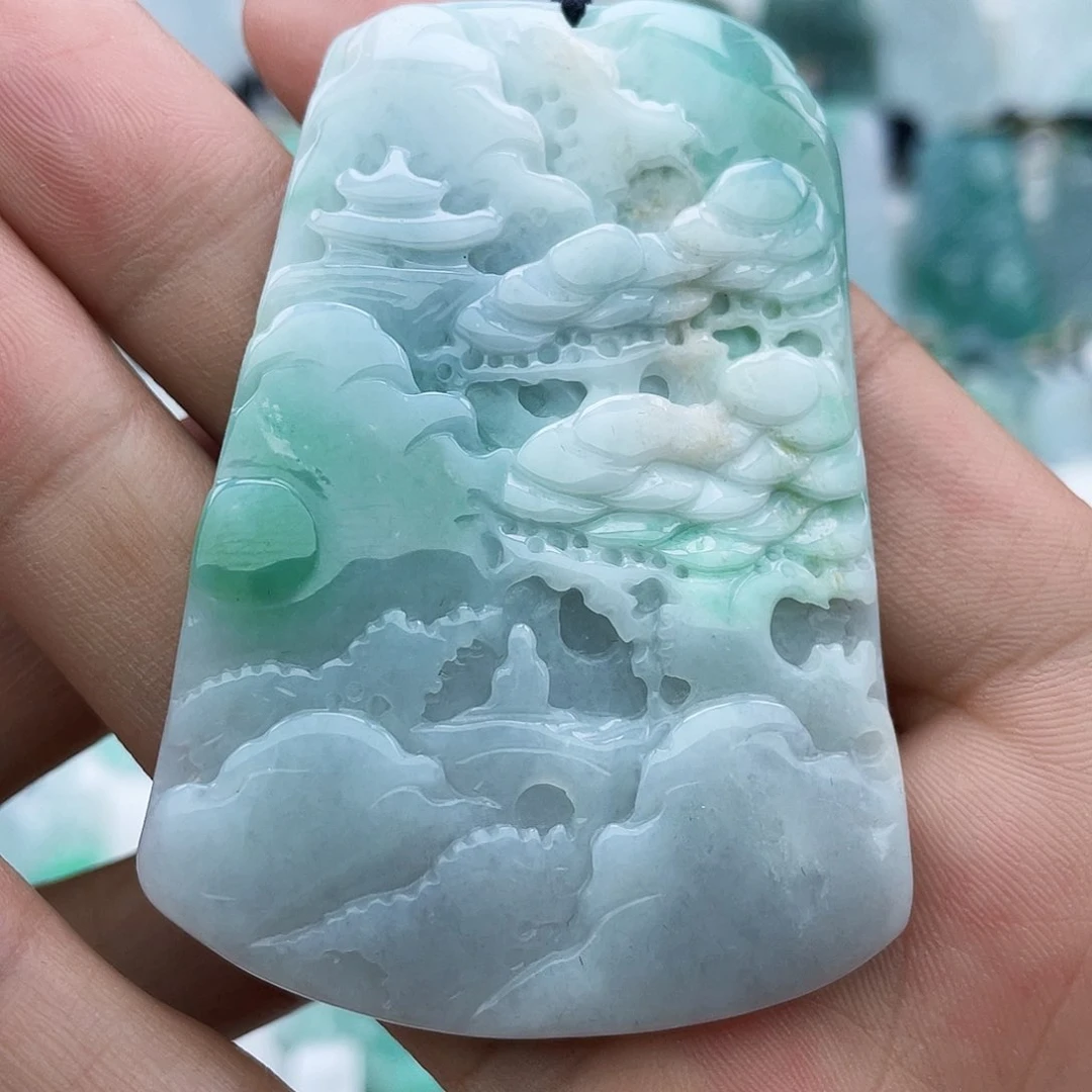 颈饰未镶嵌翡翠翡翠