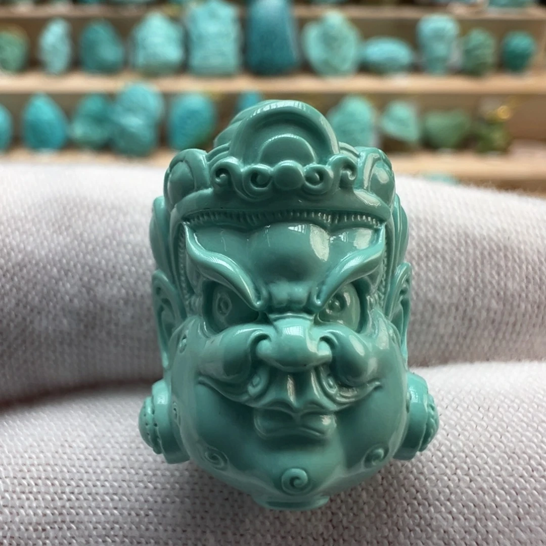 绿松石未镶嵌配饰16.3*23.2