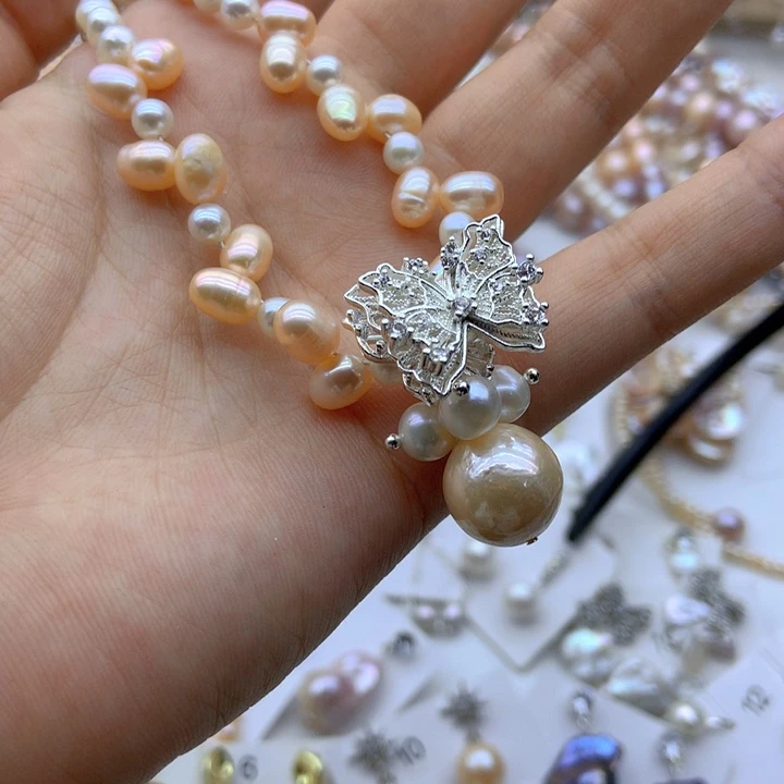 淡水珍珠未镶嵌颈饰