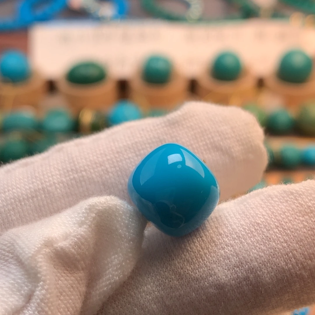 绿松石未镶嵌挂件12.7mm