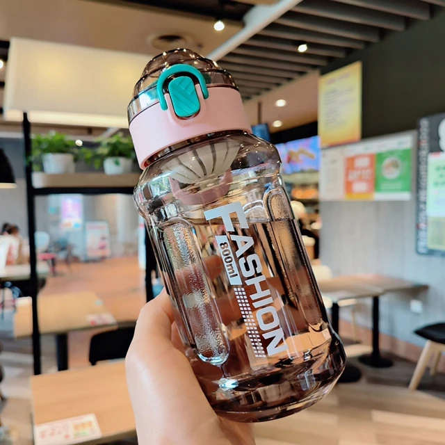 大容量水杯耐高温男女生运动水壶户外便携防摔带茶漏吨桶杯子夏天