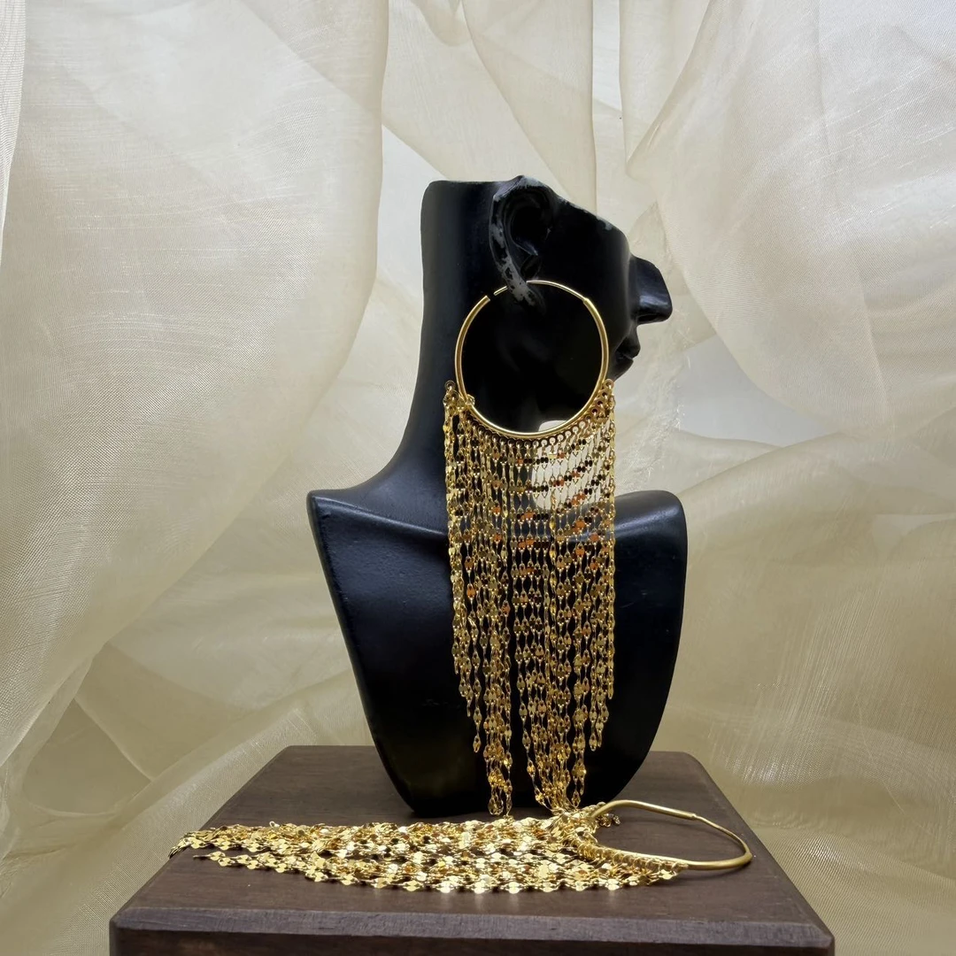 C播 13.62g 足金999 耳饰e