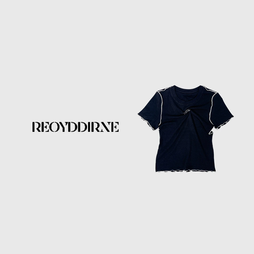 拾柒-【Reoyddirne】2025新款小众设计款圆领T恤夏季夏款119597