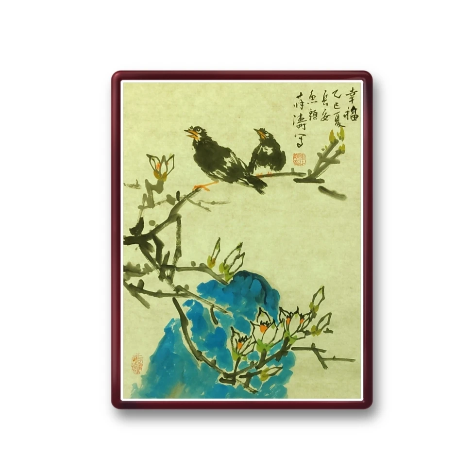 《幸福》长安鱼头·薛涛 手绘年年有余、国画鲤鱼、花鸟画作品。