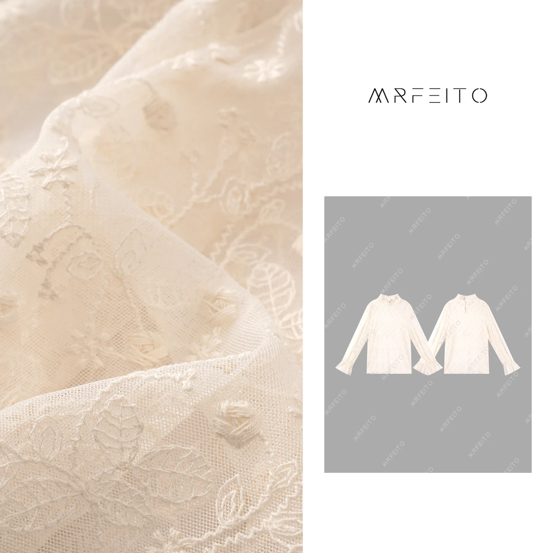 法式减龄时尚花朵蕾丝花边休闲上衣H1135SY01D29888