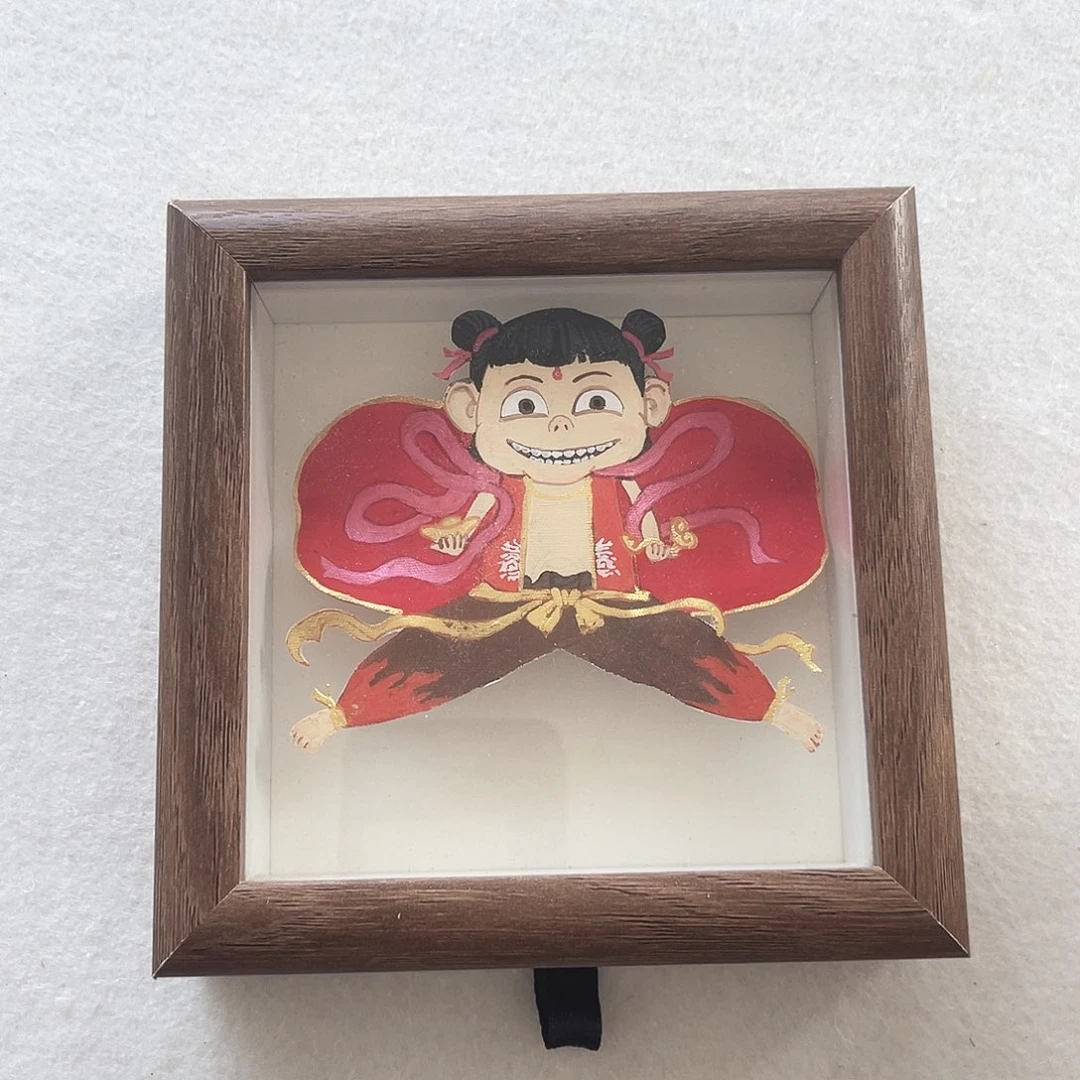 国画哪吒画框哈哈哈哈哈哈