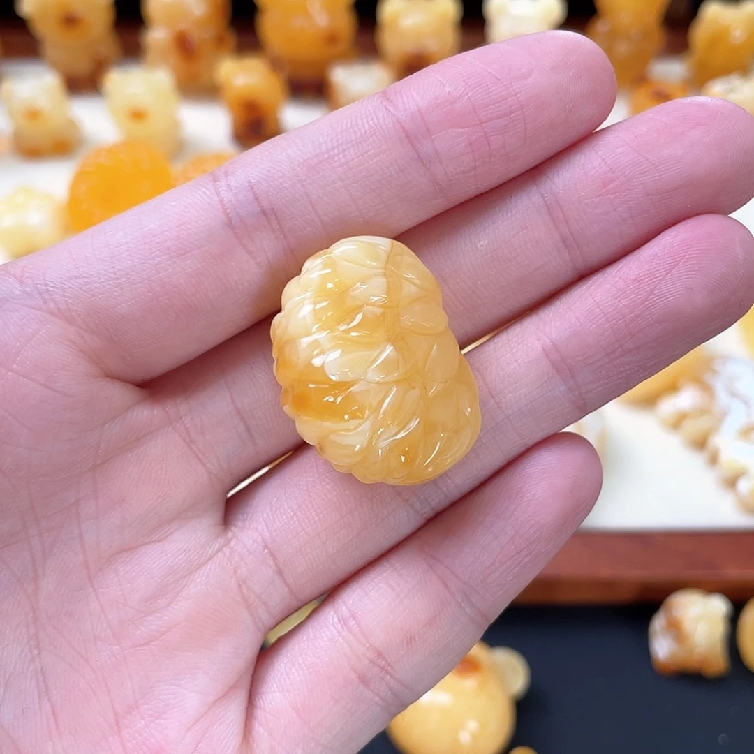 琥珀珠宝奇石未镶嵌丽*