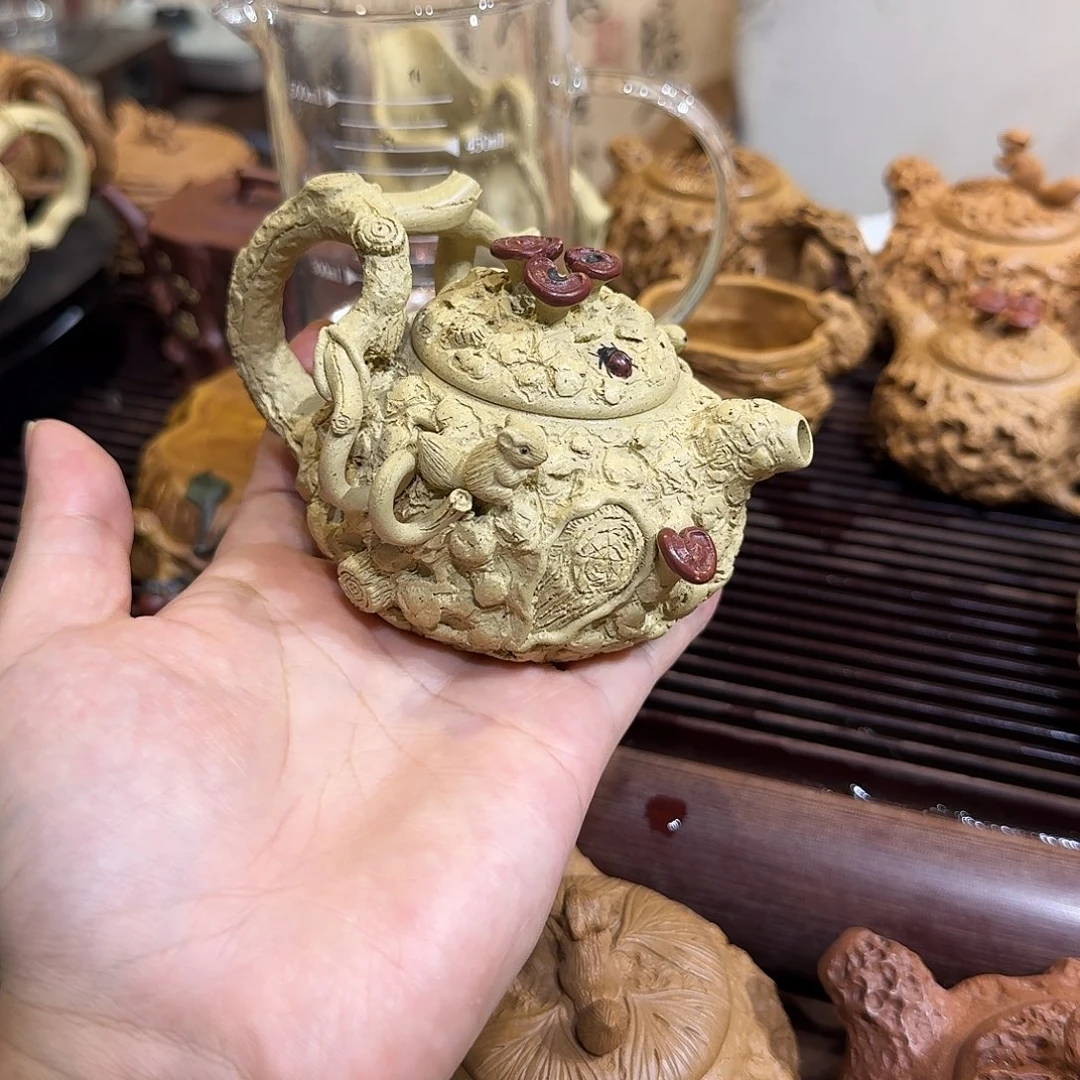 茶壶紫砂紫砂供春壶小高把容量150cc