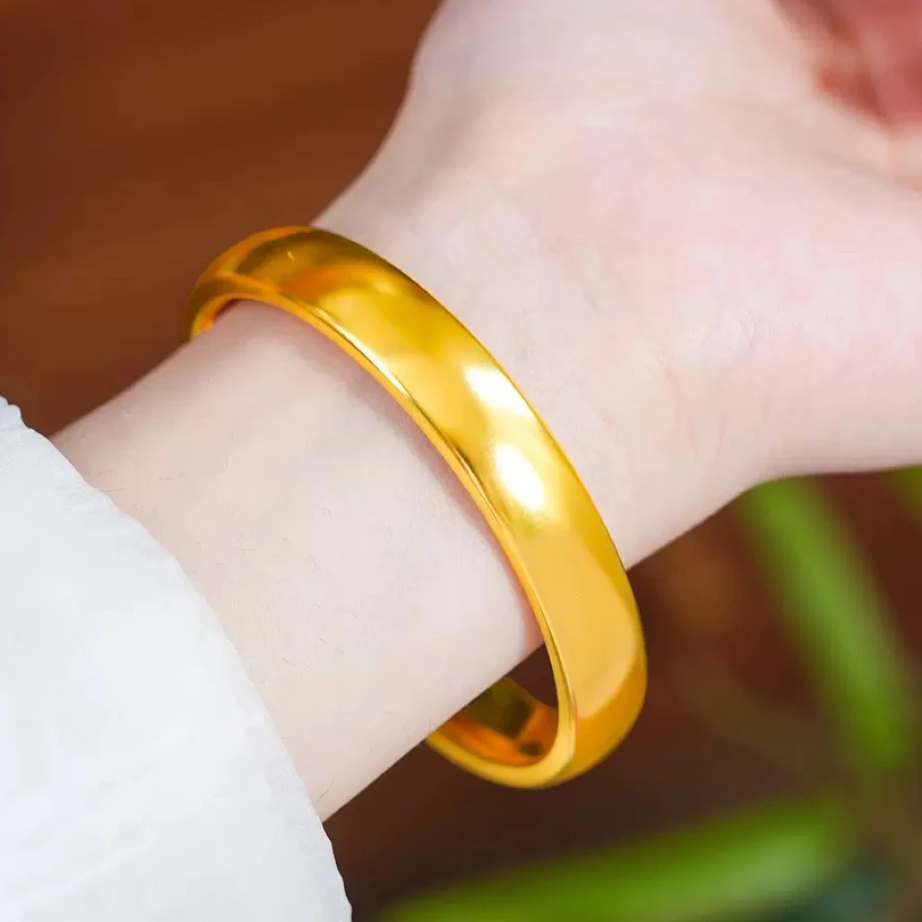 【抖音好货】孟加拉赤金豆豆提炼手工改款【轮胎手镯】精工版