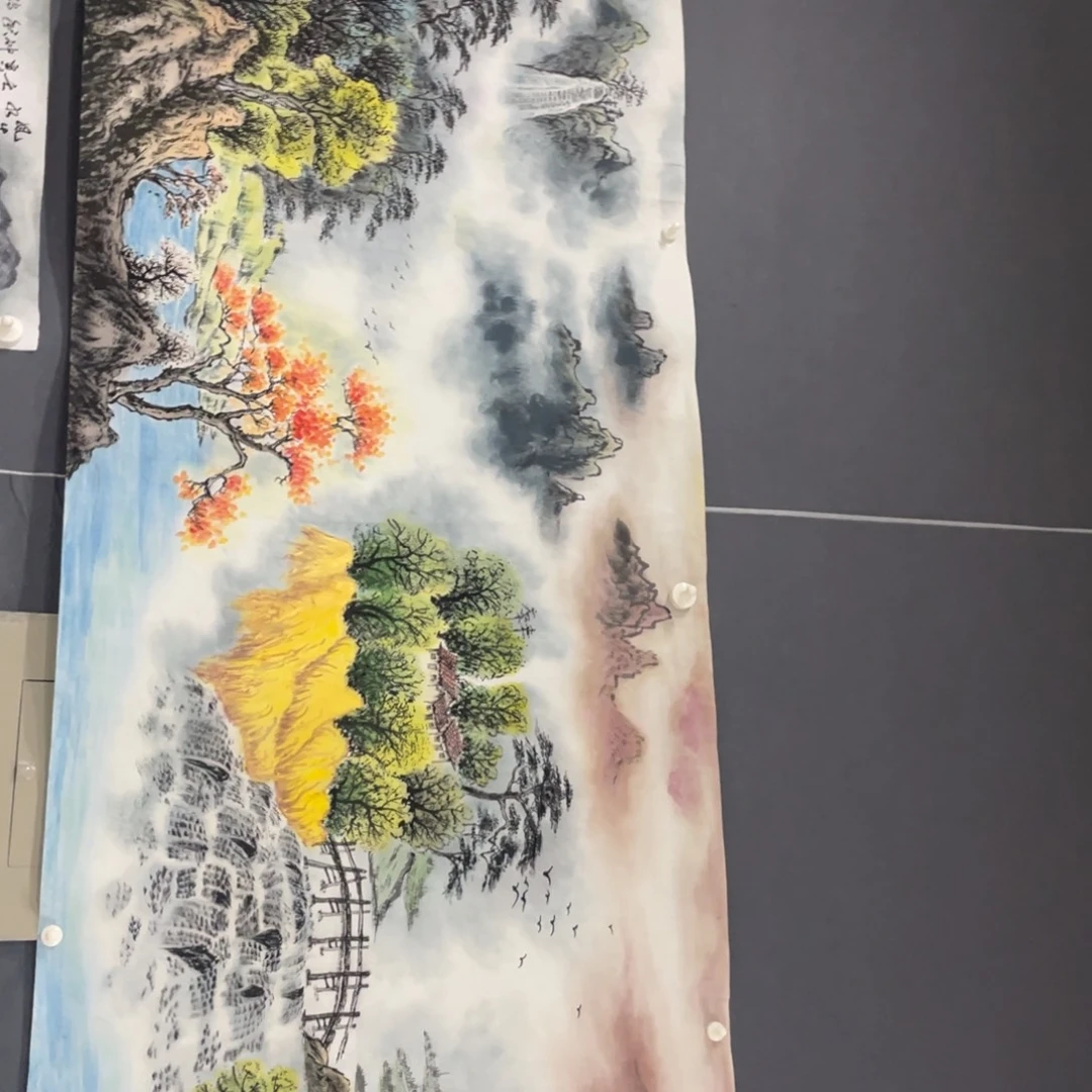 国画王传凤老师绘画