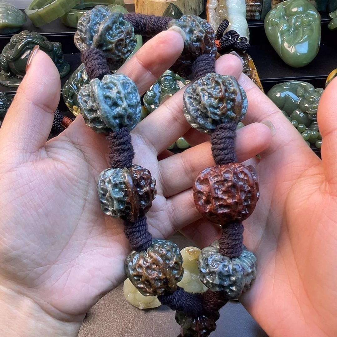 3***8岫岩河磨玉（透闪石质玉）未镶嵌挂件