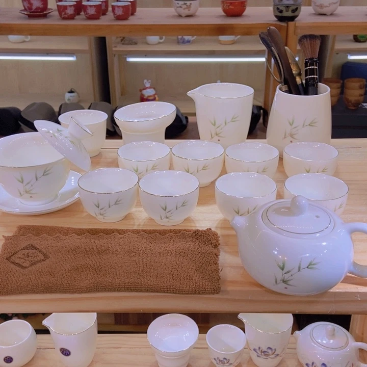 毕业套装茶壶盖碗全家福