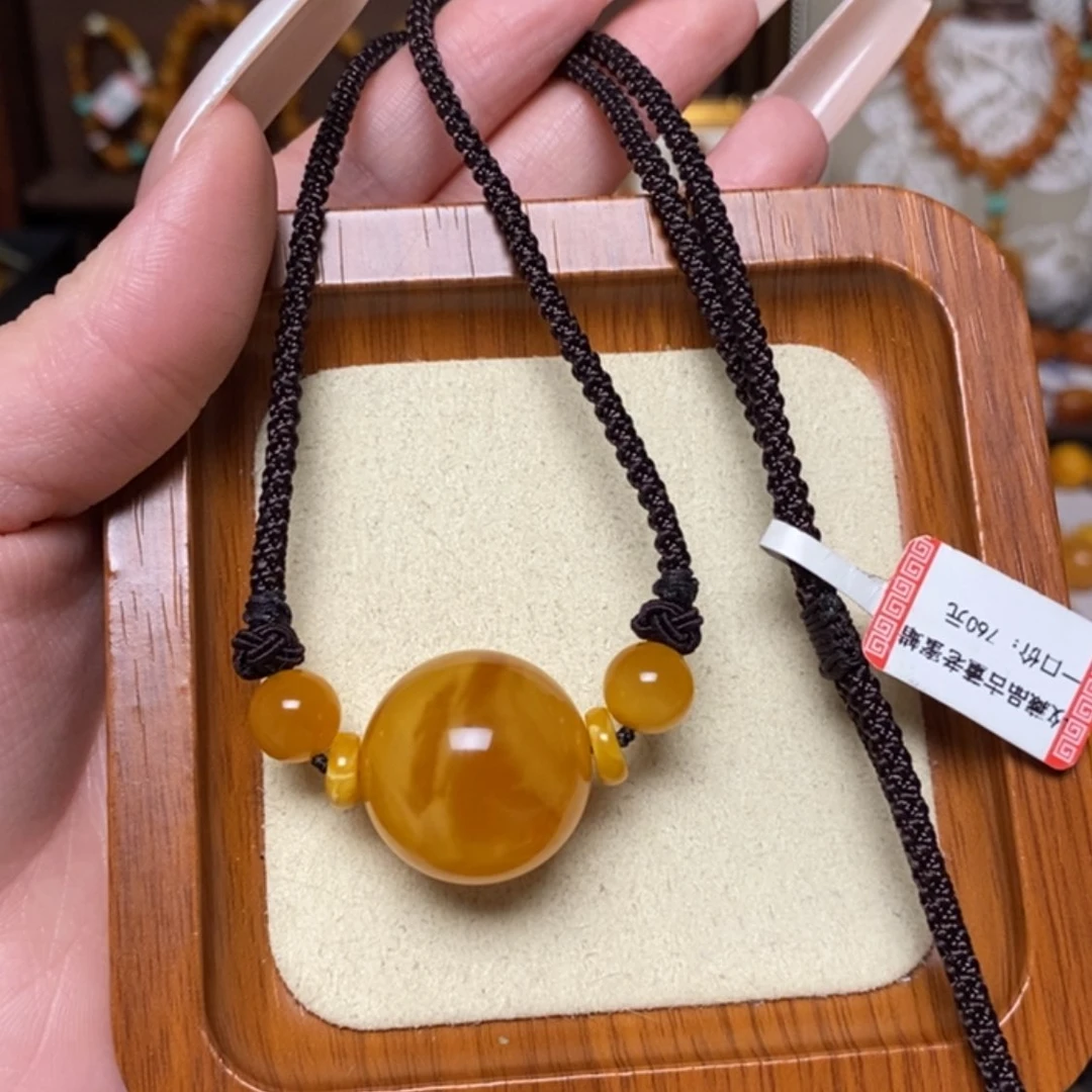 【闪购商品】蜜蜡颈饰未镶嵌项链