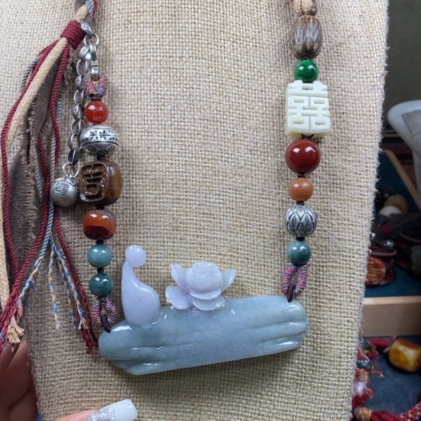 【闪购商品】翡翠颈饰未镶嵌项链