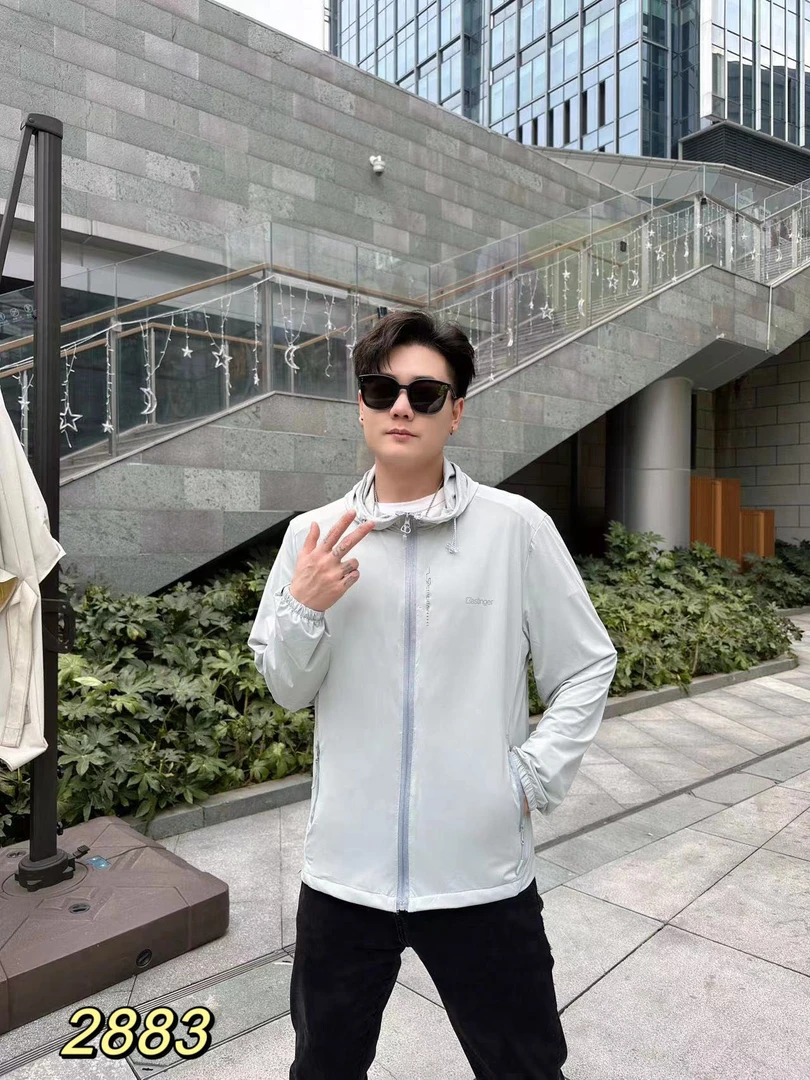 董小姐/2883男士冰感遮阳皮肤衣外套