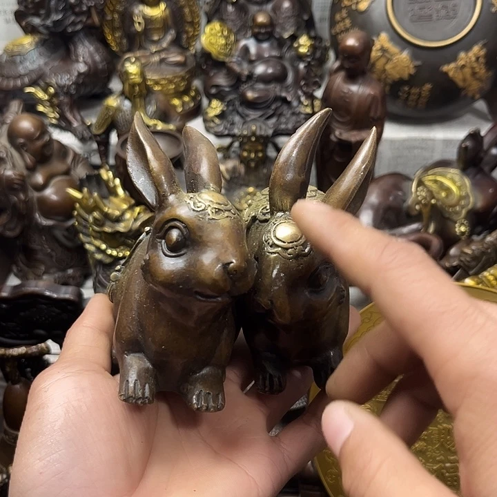 顺顺利利，铜器摆件