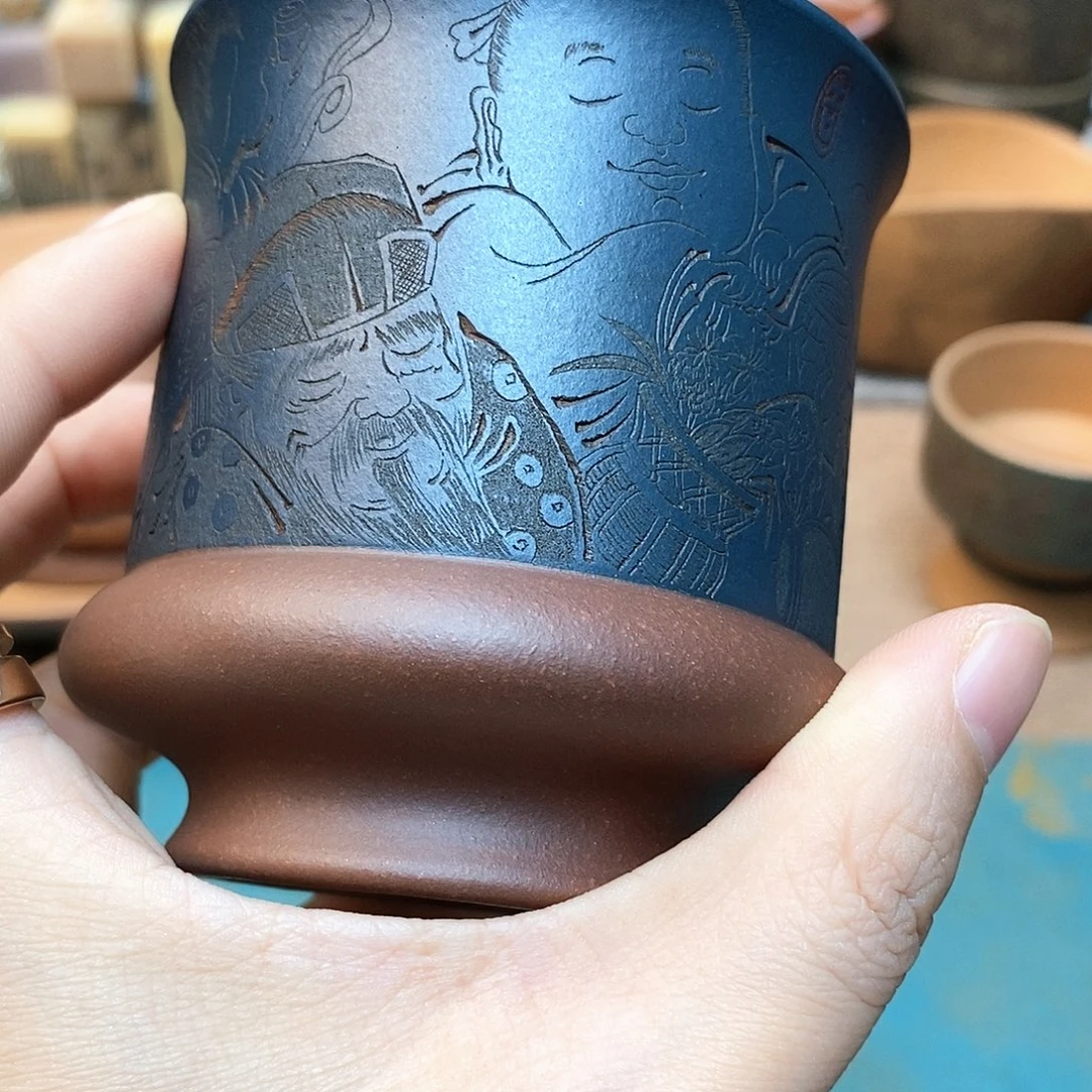 紫砂茶杯宜兴紫砂杯