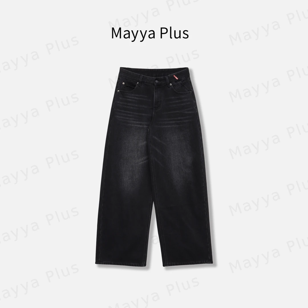 【唱片牛仔】气质显瘦流光风牛仔裤32546308