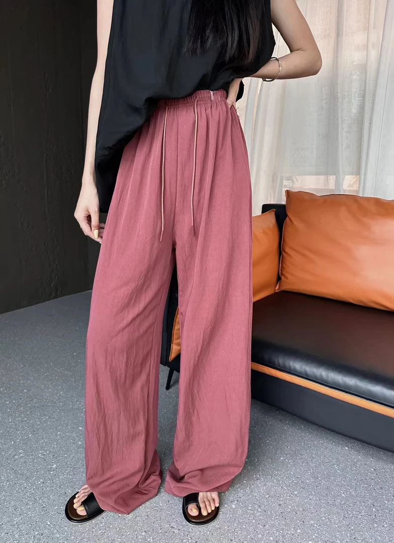 有货十三行X2#22618-2夏季福利高品质直筒裤，裤长：105cm