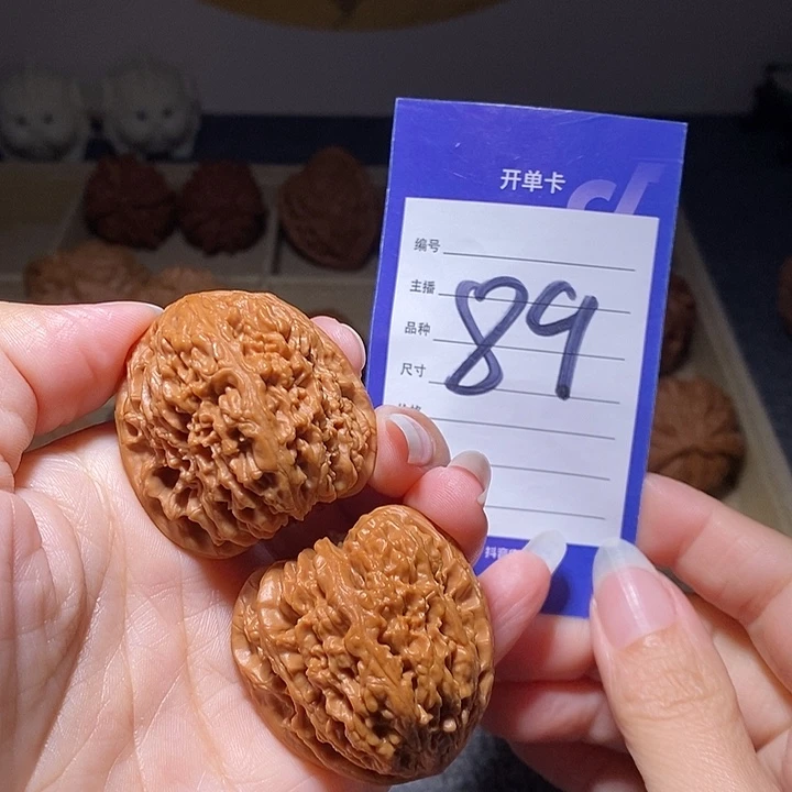 硬***！把件文玩核桃高炮桩南疆38左右