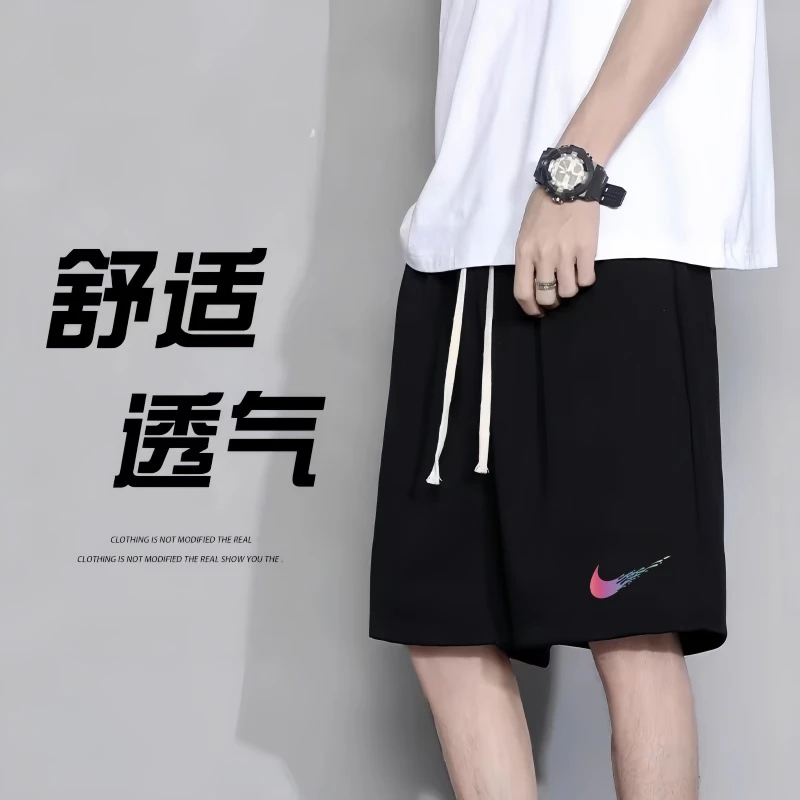 正品奥莱运动短裤男夏季薄款潮流百搭休闲裤子大码纯棉宽松五分